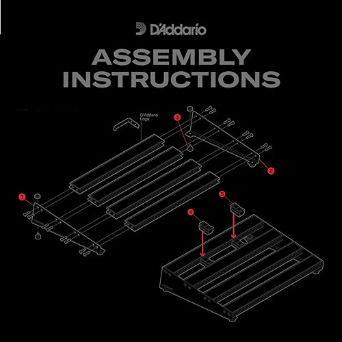Pédalier guitare D'Addario XPND Core à deux rangées grand format - 6