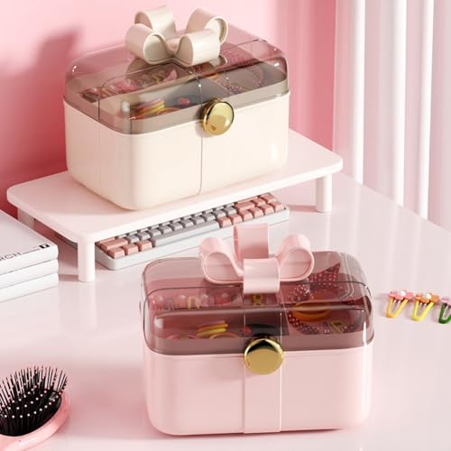 Boîte à bijoux portable avec compartiments modulables pour petits objets - 6