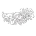 EVER FAITH Wedding Silver-Tone Flower Ribbon Austrian Crystal Hair Comb A08613-1