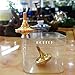 KCTTCH Luxury Pure Copper Spinning Top, Metal Toy Gyro,The Perfect Balance Between Performance and Beauty-Continue to Rotate for More Than 4 Minutes (Gold)