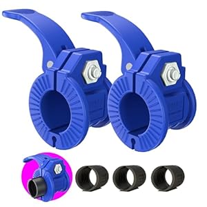 ZY-HUAN Barbell Clips 1 Inch Quick Release Weight Clamps 0.9-1.18inch Multi-Size Adjustable Olympic Clamps for Bars