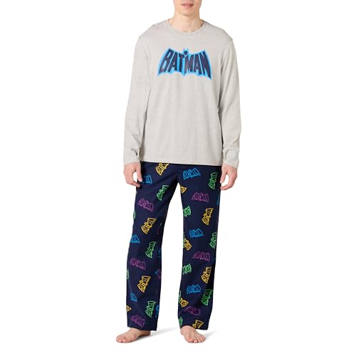 Amazon Essentials Conjunto de Pijama con Pantalón de Franela y Camiseta de Manga...