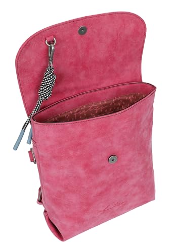 Sac à dos femmes rose framboise Bitzi06 pour vos balades et sorties urbaines
