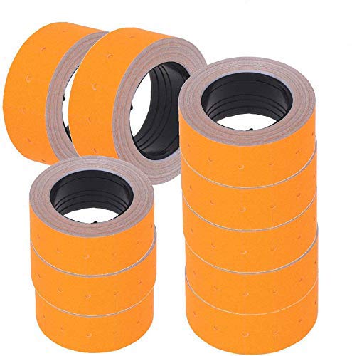 MUXANPrice Gun Labels for 5500EOS Labeling Machine,10 Rolls Label Paper 4000pcs