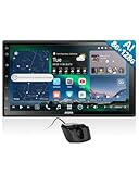 ATOTOZONE X10 7' QLED Android Head Unit, Speak to ChatGPT 4o, 8G+128G, Audio Car Stereo, Wireless Carplay & Android Auto, 4G LTE, Dual Phone Connection & Bluetooth, 36B-EQ, HDMI Input, with Dash Cam