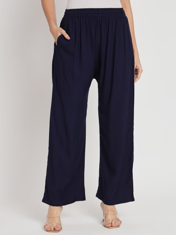 Image of Soft Colors Relaxed Fit Pocket Palazzo
