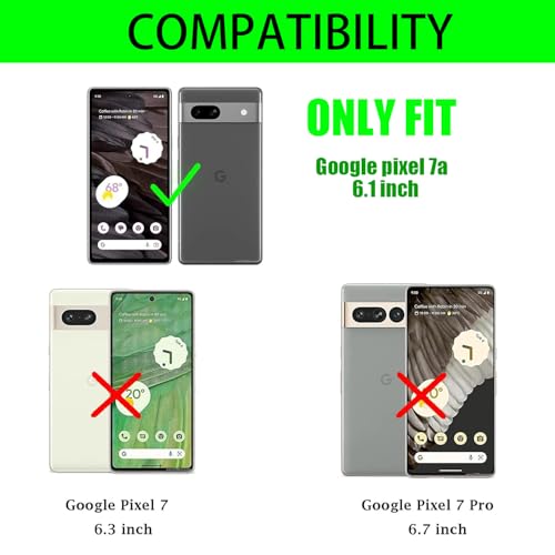 Coque Pixel 7A antichoc violette robuste avec béquille magnétique