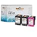 HouseOfToners Remanufactured Ink Cartridge Replacement for HP 61 (2 Black, 1 Color, 3-Pack)