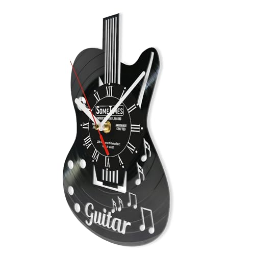 Reloj de Pared Analógico Vinilo Guitarra 12" miniatura 3