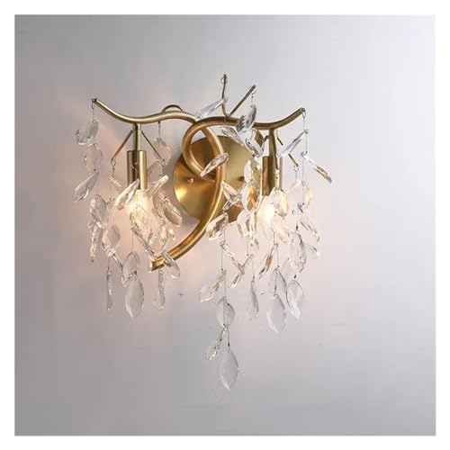 Lampe Murale luxe cristal rétro américain pour salon élégant CFWSHJ
