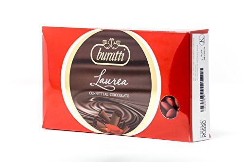 Buratti Confetti Dragées au Chocolat Rouge 1 Kg
