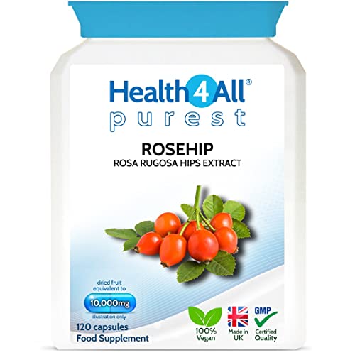 Health4All Rosehip Capsules 10000mg - 120 Count