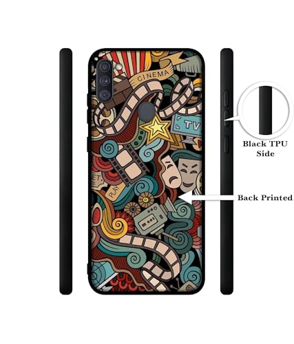 Image of Movies Design Premium 2D Printed Metal Back Case Cover for Samsung Galaxy A11 4G / M11 4G