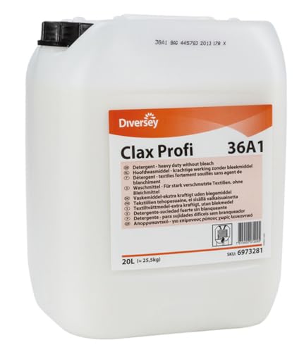 Detergente Líquido (Diversey Clax profesional 3 AL1 20 L fluida Solos lavandería