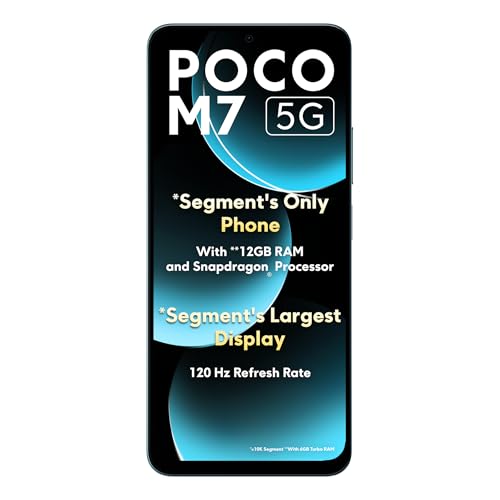 Image of POCO M7 5G, Ocean Blue (8GB, 128GB)