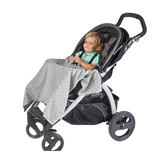 J.L. Childress Cuddle 'N Cover Stroller Blanket, Grey