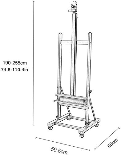 Amazon.co.jp: 大型イーゼル フロアディスプレイ 絵画スタンド