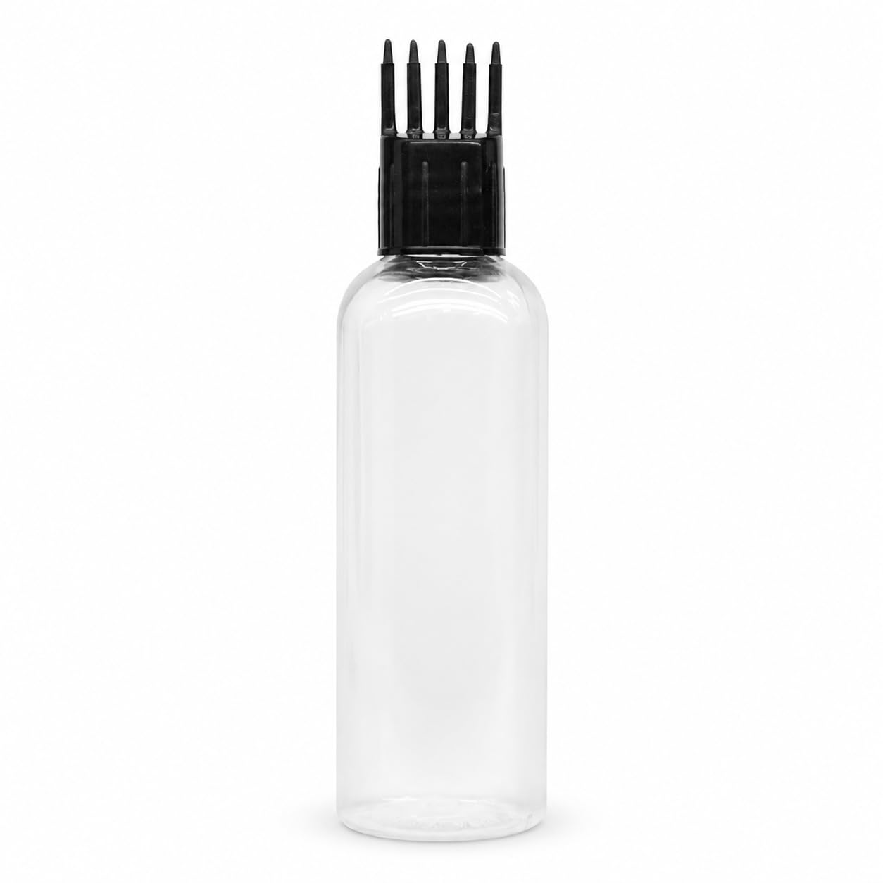 MeeTo Root Comb Applicator Empty Cylindrical Bottle, Ounce Applicator Bottle for Hair Oil Shampoo Medicine & Dye Applicator Brush Bottle, for Hair Root Comb Transparent Applicator, PC- 1-image-15