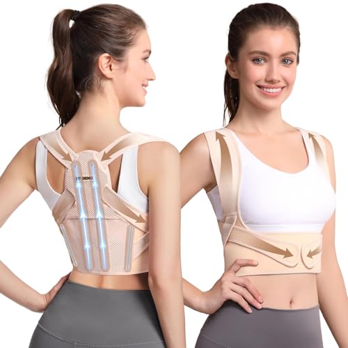 Fit Geno Posture Corrector for Women and Men: (XS/S Under Bust 26"-36")