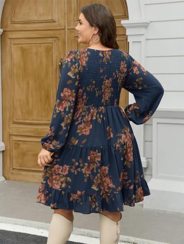 Image of SCOMCHIC Women's Plus Size Cocktail Mini Short Dress