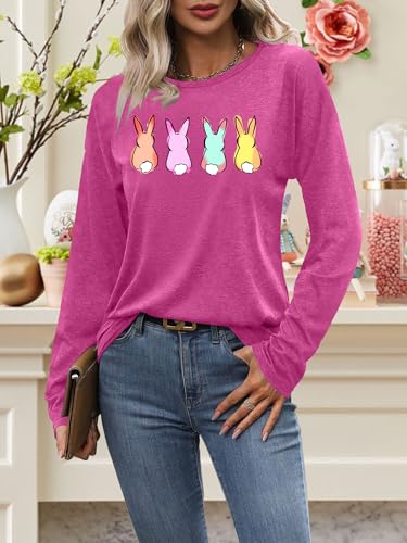 Image of Ithalt Easter Shirts for Women He is Risen Tshirt Easter Christian T-Shirt Jesus Lover Short Sleeve Tops