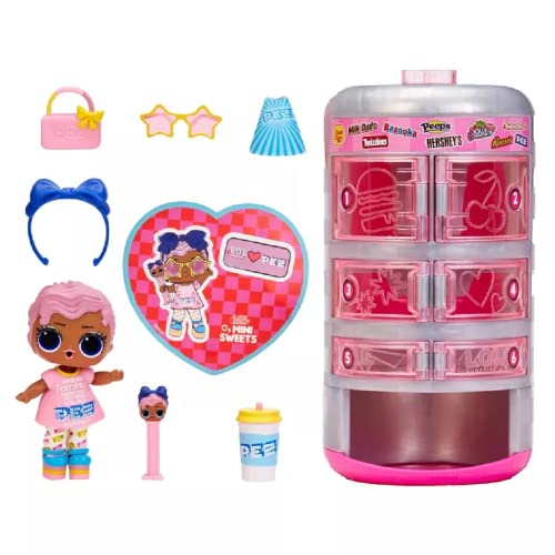 LOL Surprise Loves Mini Sweets Surprise-O-Maticâ„¢ Dolls with 9 Surprises, Candy Theme, Accessories, Collectible Doll, Vending Machine Packaging