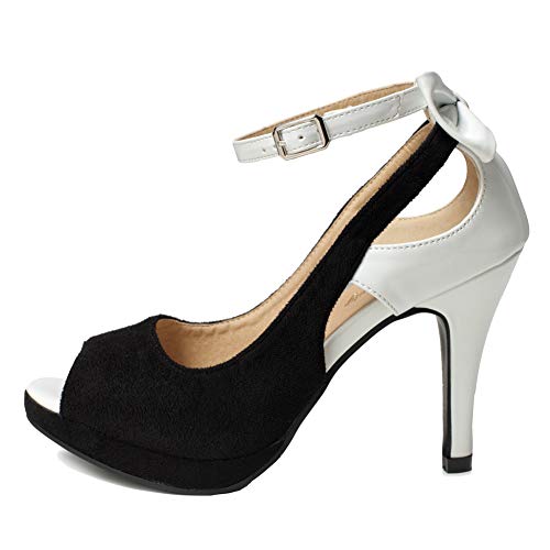 Image of getmorebeauty Women's High Heels Shoes Ankle Straps Dress Heeled Sandals