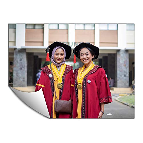 IDEA4WALL Customized Small Wall Mural with Your Collage Graduation Photos,