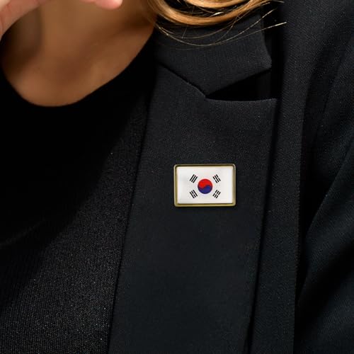 Image of Country Flag Brooch Metal Alloy Souvenir Pin Shirt Hat Backpack Jewelry Accessories Decoration Party Christmas Gift Badge International Travel Pin