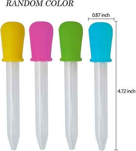 Bellarmor 5Ml Liquid Dropper Medicine Silicone Clear Plastic Eye Dropper No Bpa Silicone And Plastic Pipettes For Kids, 12 Pack #TOP6