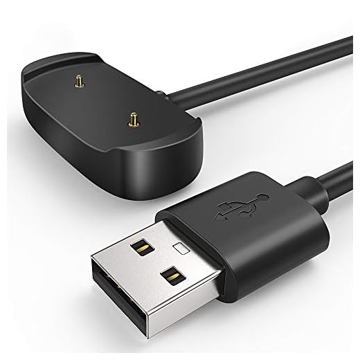 TUSITA Laddarkabel Kompatibel med Amazfit GTR 2, GTR 2e, GTS 2, GTS 2e, GTS 2 mini, Pop, Pop pro,Bip U,Bip U pro, Zepp E, Zepp Z Watch - USB Kablar Ersättning Laddningskabel 3,3 fot 100cm - Smartwatch Tillbehör