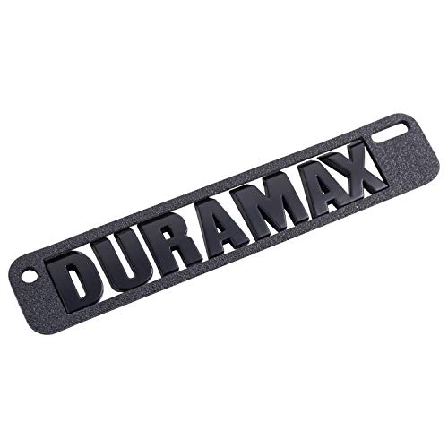 Emblemas DURAMAX negro mate para Silverado 2019-2021, pack de 2 unidades 4