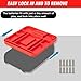 Crtbelfy Battery Holder Compatible for Craftsman V20 20V Battery Wall Mount Battery Storage for Work Van, Shelf, Toolbox -5 Pack