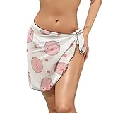 LKHDS Angel Sarong Wraps for Women Sexy Swimsuit, Lightweight Sheer Chiffon Beach Wrap for Swimwear M