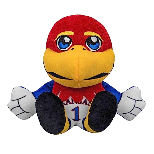 Bleacher Creatures Kansas Jayhawks Big Jay 8" Mascot Kuricha Sitting Plush - Soft Chibi Inspired Mascot