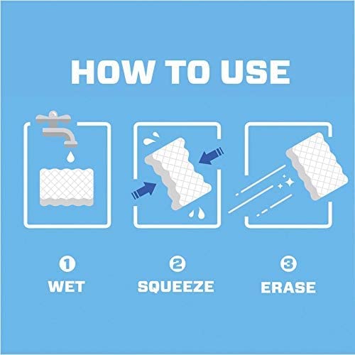 Mr. Clean Magic Eraser Original Cleaning Pads With Durafoam, White, 6 Count #TOP7