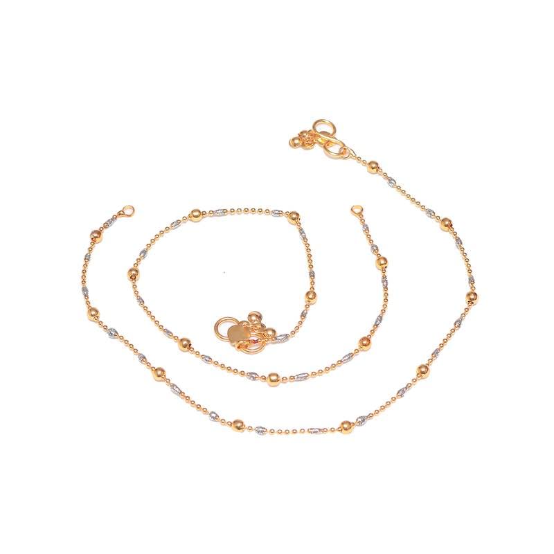 Reeti Fashions Dual Tone Single Line Anklets (Payal)-picture-27