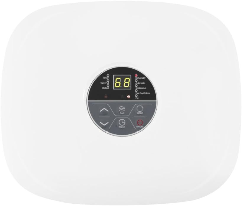Control panel of TROTEC TTK 30 E Dehumidifier