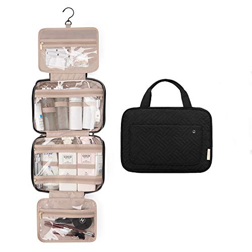 BAGSMART Large Hanging Toiletry Bag (Black)