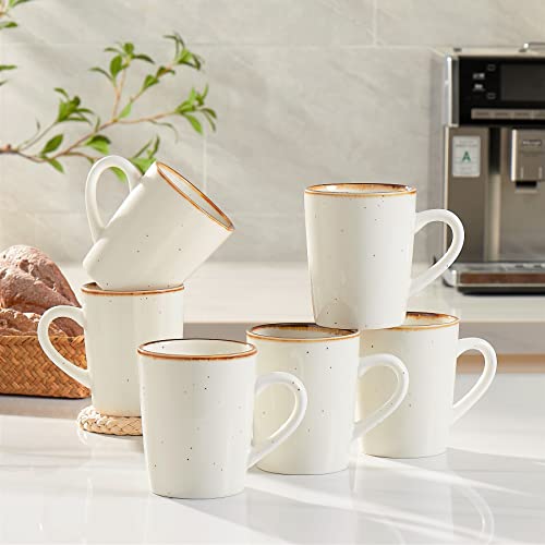 Onemore Coffee Mug Set, 12 Oz Ceramic Mugs Set Of 6 Ceramic Coffee Mugs Speckled Porcelain Mugs With Handle For Coffee, Latte, Tea, Cocoa #TOP2