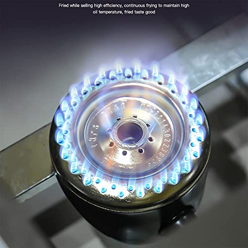 YXYLJOZ 10L/20L Gas-Fritteuse, Kommerzielle Bratpfanne, Französische Fritteuse Aus Edelstahl Mit Korb Und Gewürztrog – Bild 5