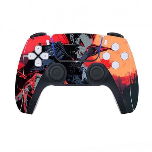 Image of PlayVital Full Set Skin Decal for ps5 Console Digital Edition, Sticker Vinyl Decal Cover for ps5 Controller & Charging Station & Headset & Media Remote - Blood Moon Vampire