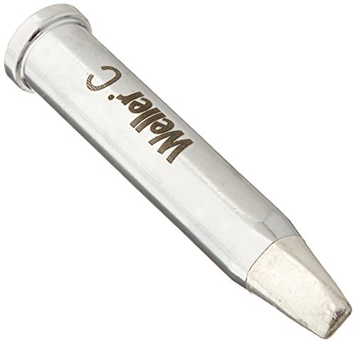 Weller 0054470599 XT C SOLDERING TIP CHISEL 3.2 X.8, Black