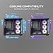 Antec C5 ARGB, 7 x 120mm ARGB PWM Fans Included, Up to 10 Fans Simultaneously, Type-C 3.2 Gen 2 Port, Seamless Tempered Glass Front & Side Panels, 360mm Radiator Support, Mid-Tower ATX PC Case
