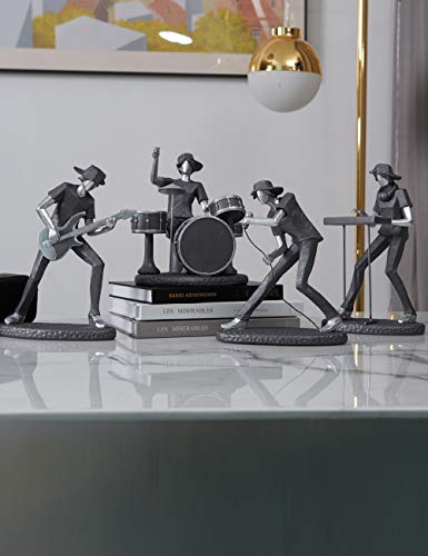 Amoy-Art Statue Musicien Figurine Sculpture Musicale Décor Résine Piano Cadeau 22cm - Les Beatles, Paul McCartney, John Lennon, RIngo Starr, George Harrison Amoy-Art Statue Musicien Figurine Sculpture Musicale Décor Résine Piano Cadeau 22cm – Image 4