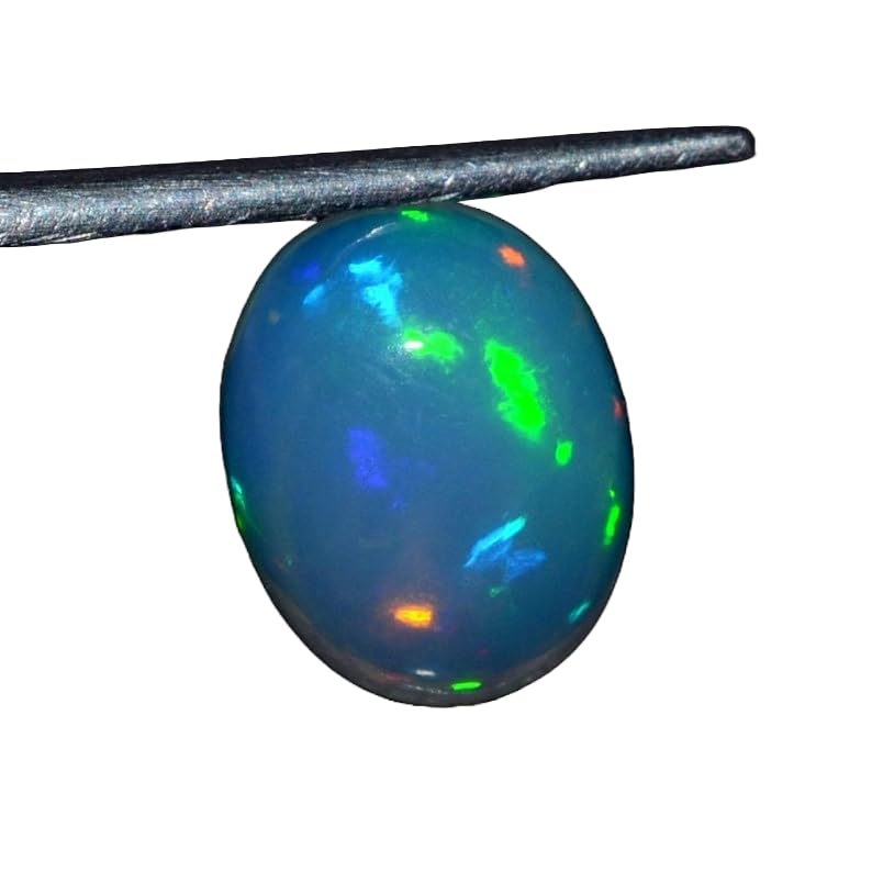 Opale éthiopienne 10x8mm cabochon ovale AAA naturel pour création bijoux