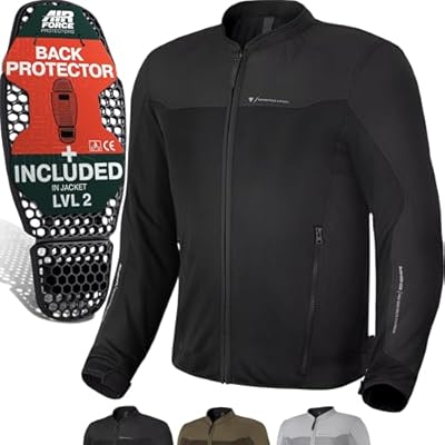 SHIMA OPENAIR Chaqueta Moto Hombre | Ligera y Transpirable Cazadora Moto Mesh de Verano Hombre con CE Espalda  Hombros  Codos Protecciones  Ajuste de la Anchura  Negro  XXL 