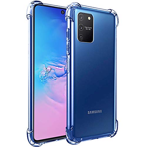 Image of TheGiftKart Transparent Crystal Clear Back Cover Case for Samsung Galaxy S10 Lite | Shockproof Soft TPU Case | Cushioned Edges for Ultimate Protection Back Cover Case (TPU, Transparent)