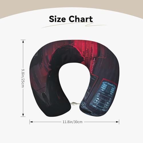 Almohada cuello espuma viscoelástica portátil miniatura 5
