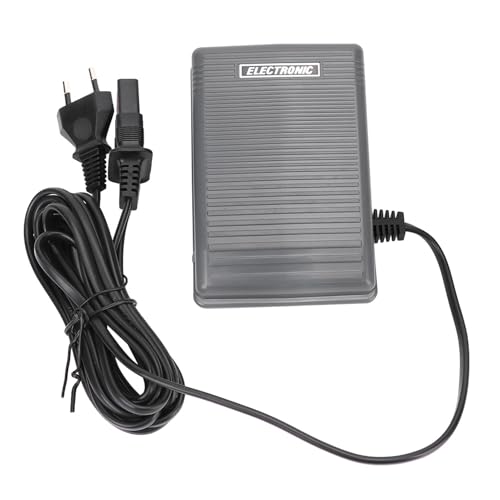 Buachois Pedal Controlador de Velocidad Variable para Máquina de Coser, Control Infinitamente Ajustable, Diseño Antideslizante, Fácil de Usar, Resistente al Fuego